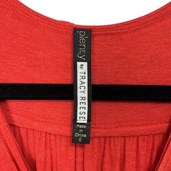 Plenty By Tracy Reece Women’s Red V neck tie Mini dress size small - Picture 7 of 7